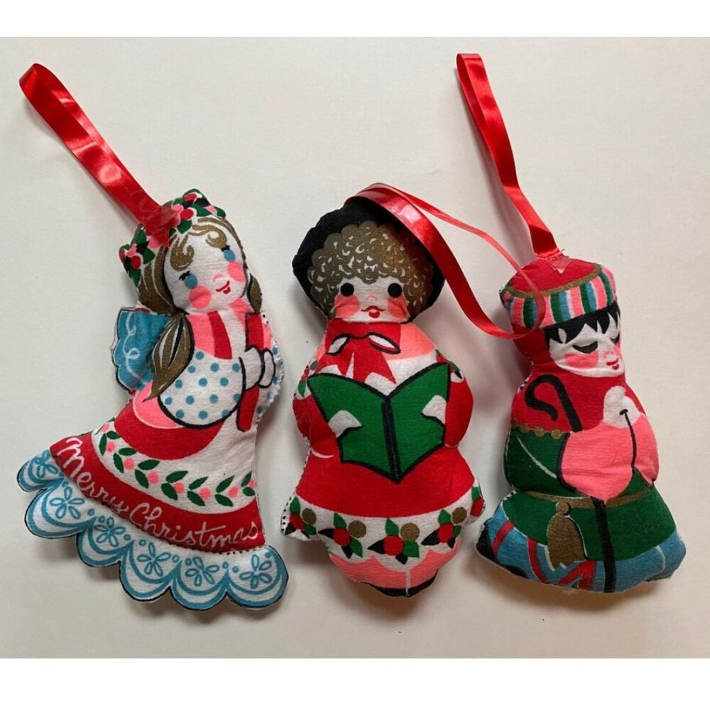 Cut n Sew Christmas Ornaments Xmas Holiday Fabric